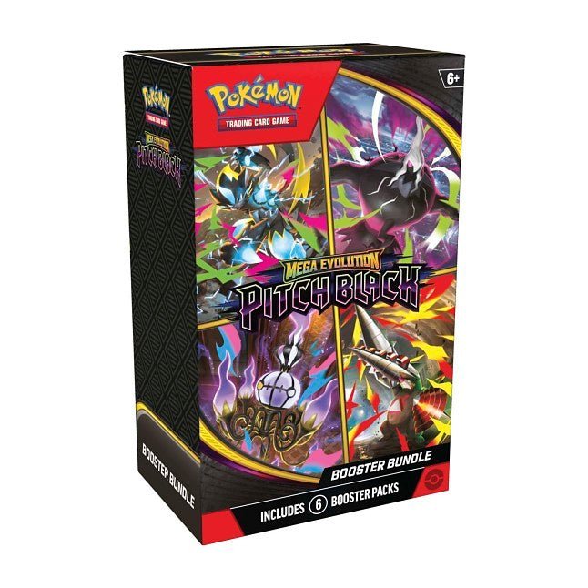 Pokemon Mega Evolution Pitch Black Booster Bundle (6 Packs) - ATXoniqed TCG