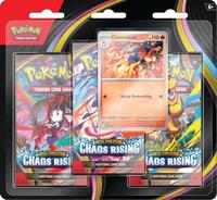 Pokemon Chaos Rising 3 Pack Blister [Charmeleon] - ATXoniqed TCG