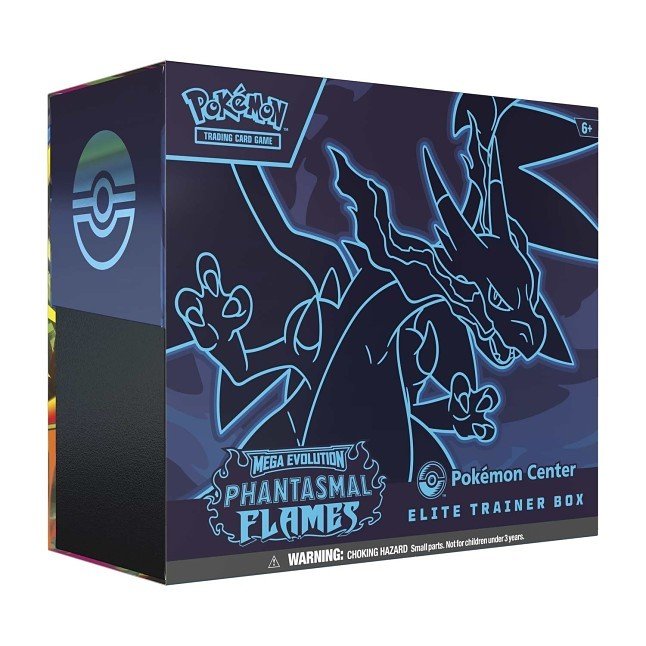 Pokemon Mega Evolution Phantasmal Flames Pokemon Center Elite Trainer Box - ATXoniqed TCG