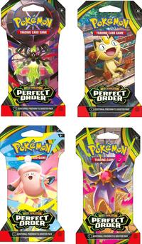 Pokemon Perfect Order Sleeved Booster Pack Art Bundle [Set of 4] - ATXoniqed TCG