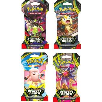 Pokemon Perfect Order Sleeved Booster Pack Art Bundle [Set of 4] - ATXoniqed TCG